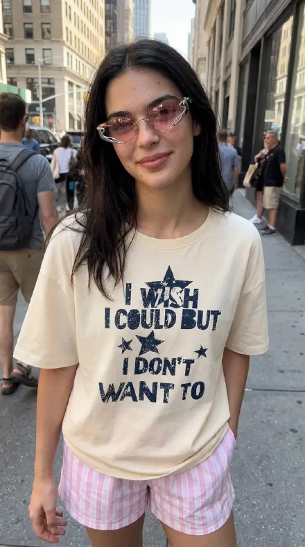 Street fashion product try-on shoppable image
