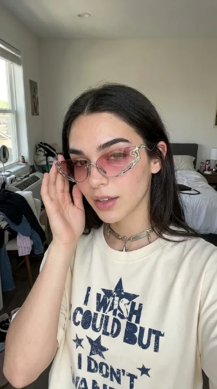 Casual room selfie style shoppable product image