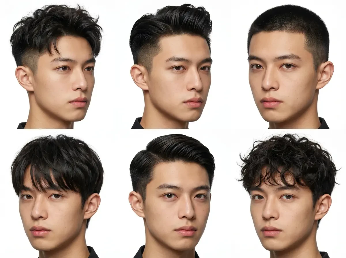 Hair style six grid