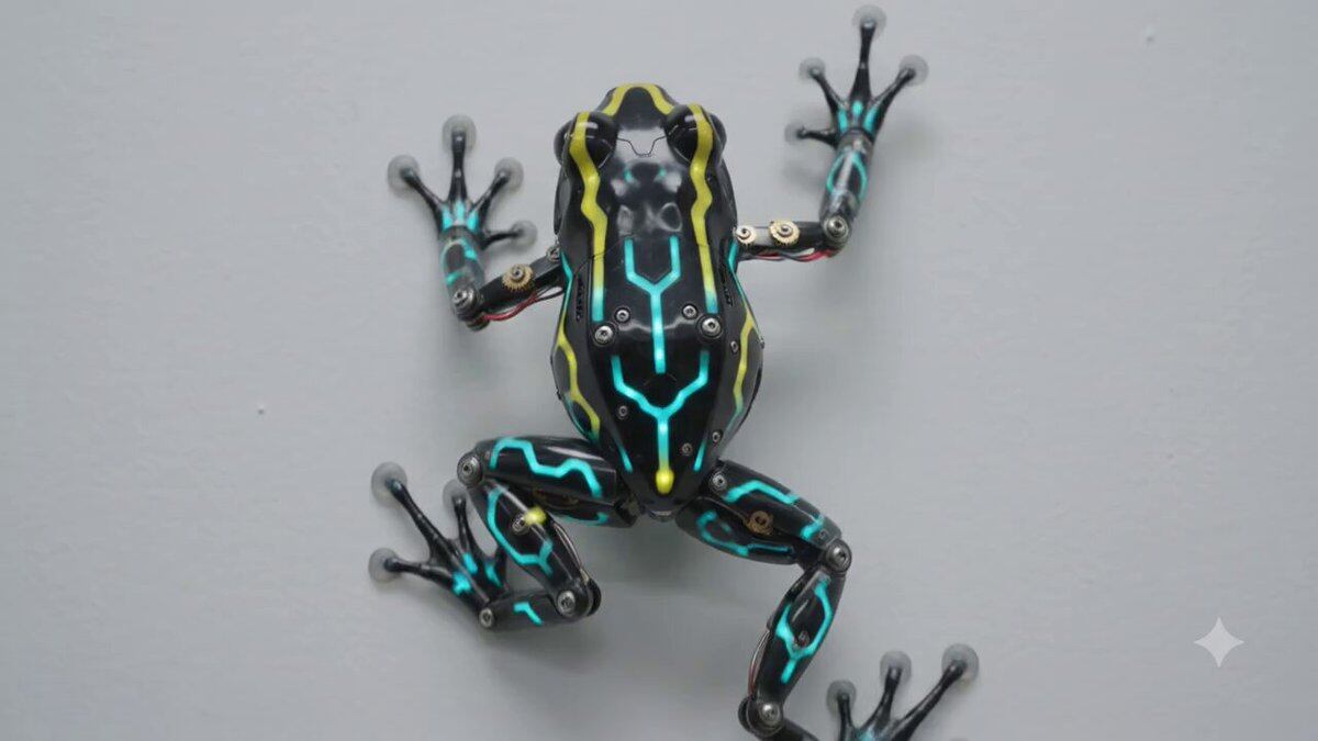 LED Robot Frog