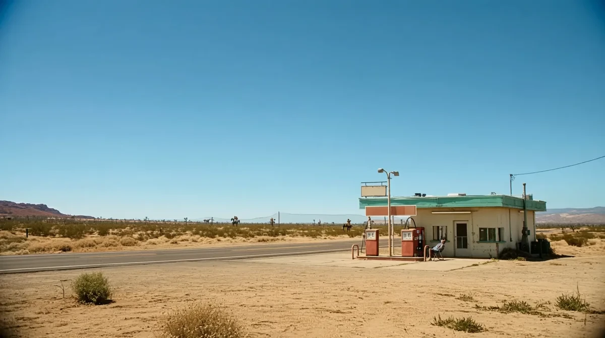 Futuristic Gas Station