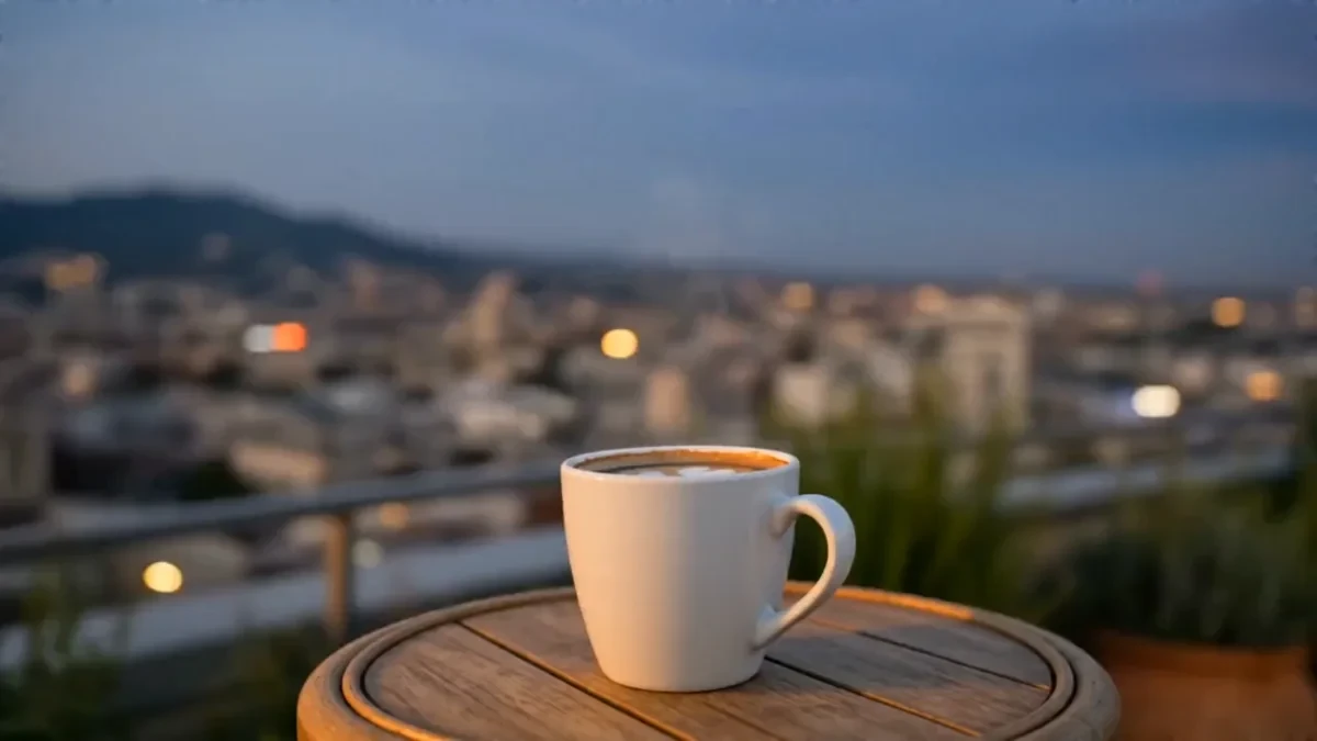 Rooftop Coffee Camera Transfer